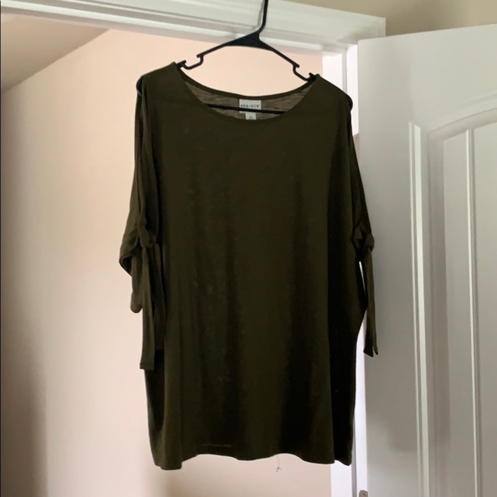 Olive green shirt